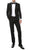 Paul Lorenzo MMTUX Black Slim Fit 2pc Tuxedo - Ferrecci USA 