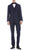 Celio Navy Slim Fit 3 Piece Tuxedo - Ferrecci USA 